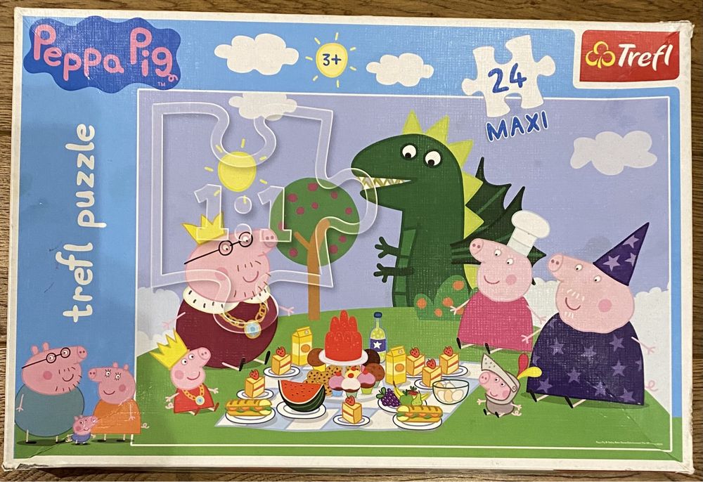 Puzzle duze ze świnka peppa