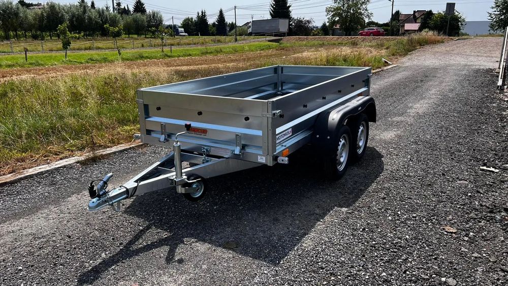 Neptun Przyczepa Neptun N7-253 RT 253x129x40 2 osiowa wysokie burty Wrocław Borowa  dostawa pod dom, Wrocław Borowa, 2 osie 263x129x40