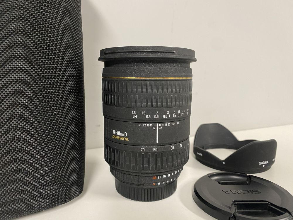 Sigma obiektyw 28-70mm f2.8 EX - Nikon, stan sklepowy, cały komplet