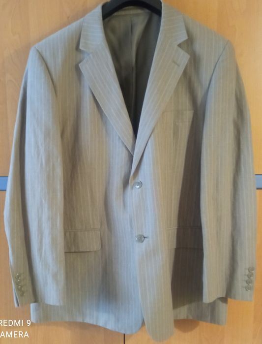 Garnitur męski lniany - nowy