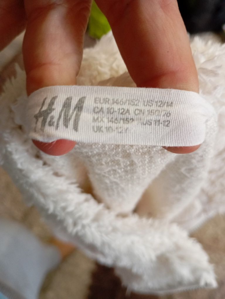 Bluza polarowa pluszowa gruba ciepła H&M 146 152