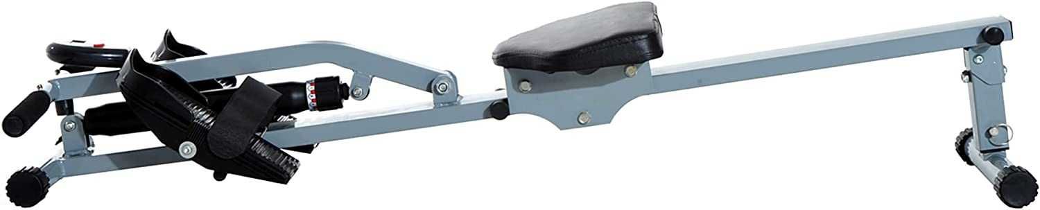 Máquina de Remo ajustável com ecrã LCD , carga 100 kg