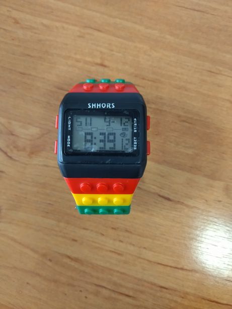 Kolorowy zegarek klocki dla dzieci