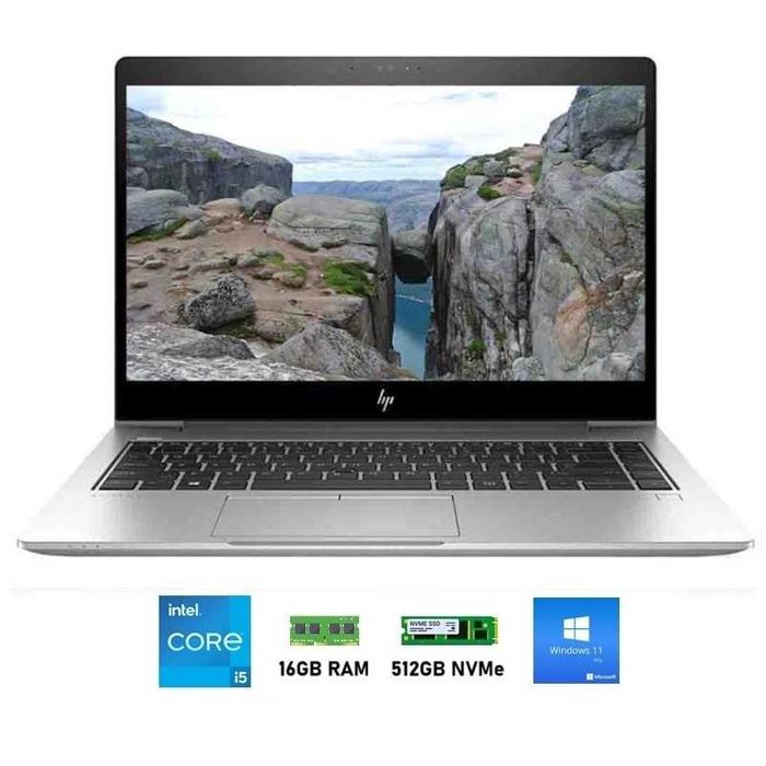 HP EliteBook 840 G6 14″ Core I5-8265U 16GB 512GB NVMe - Garantia