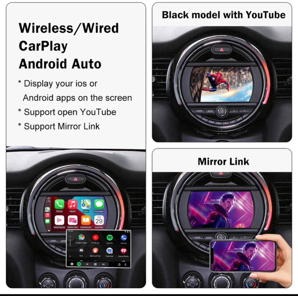 Mini Cooper/one r53 R56 carplay  android auto