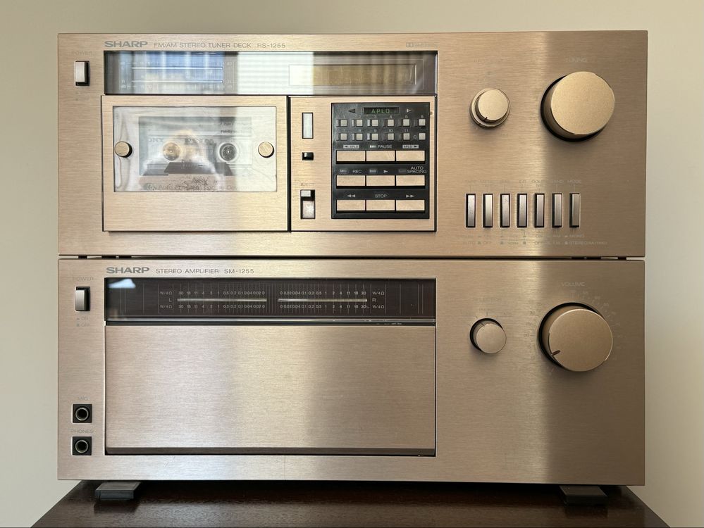SHARP SM 1255 Flat Amplifier Radiomagnetofon Amplituner Deck