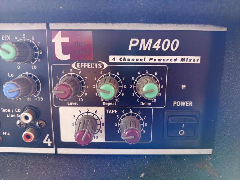 T.Mix PM400 powermixer 3 XLR/TS