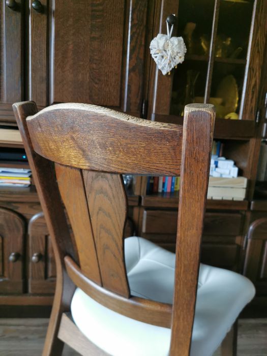 Stare, gabinetowe krzesło holenderskie