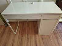 Biurko Ikea Micke białe 105x50 szafka szuflada