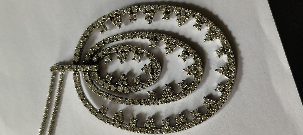 Colar em prata cravejado a zircónias