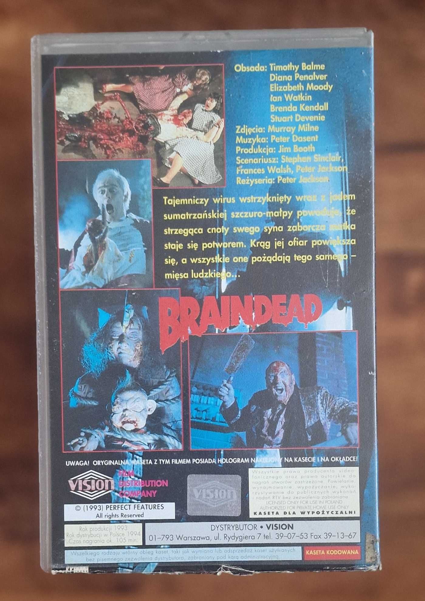 Martwica mózgu Braindead / kaseta VHS