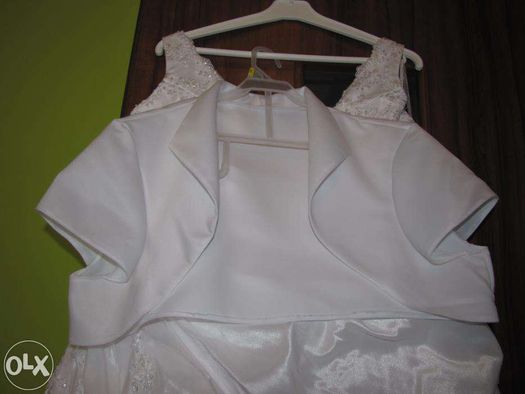 Sprzedam Suknie Ślubną rozmiar 42-44-46. Kolor biały.