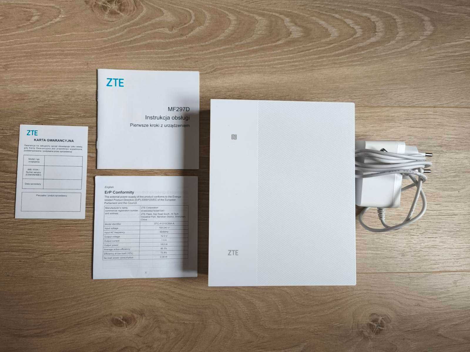 Router LTE ZTE MF297D na gwarancji
