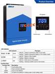 Easun 4.2KW solar inverter  24VDC hybrid 120A off grid On Grid