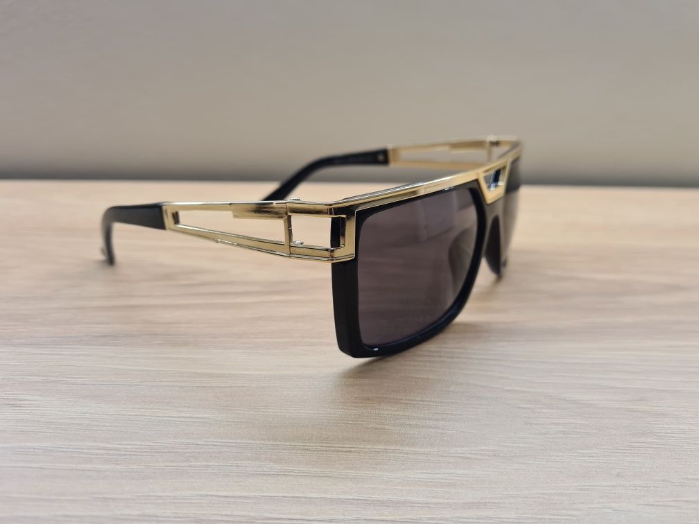 HIT Nowe Okulary Polaryzacyjne Przeciwsłoneczne UV400 Czarno Złote