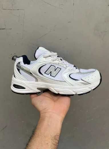 New Balance 530 White Silver Navy 36