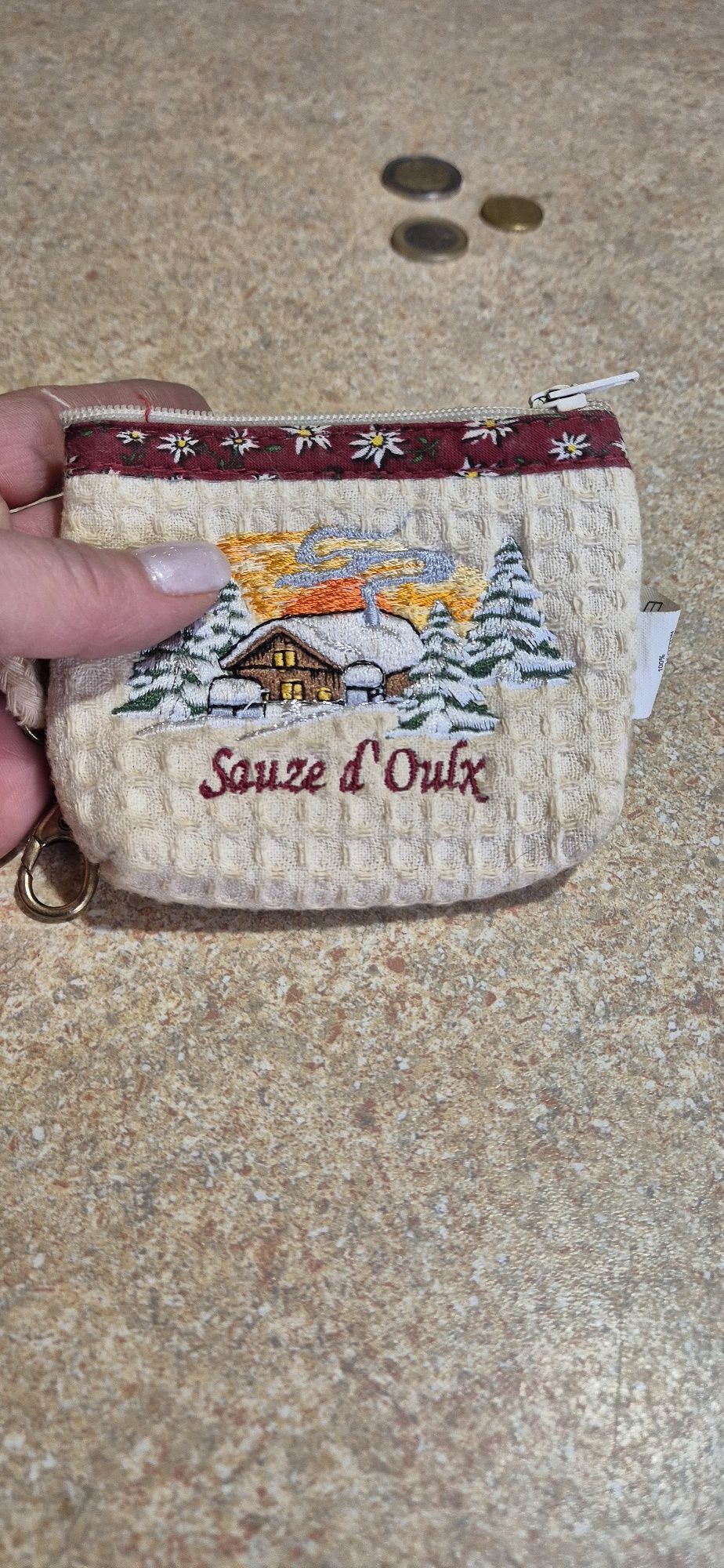 Portfelik Sauze D'olux  Breloczek do kluczy