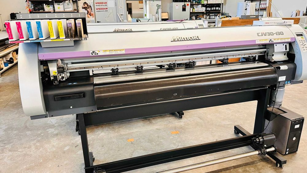 Ploter Drukujco-Tnący Mimaki CJV30-160 + RIP + komputer