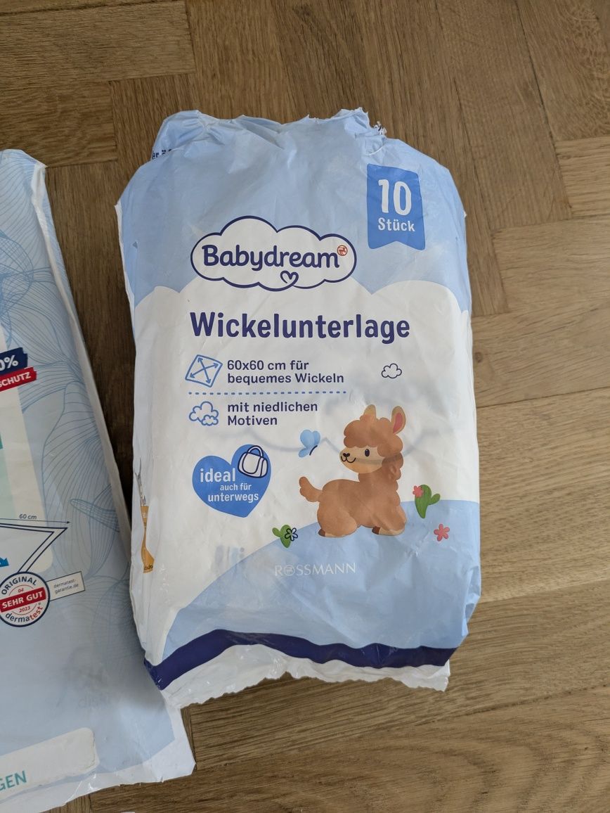 Podkłady higieniczne Rossmann prześcieradła maty