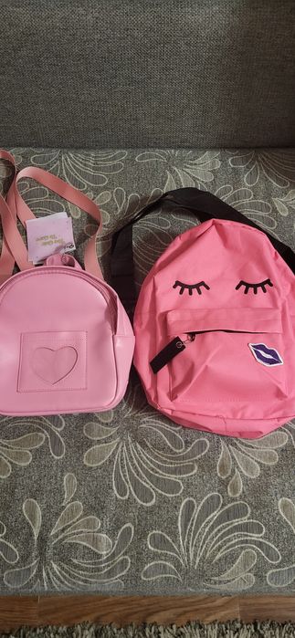 Рюкзаки новые розовые