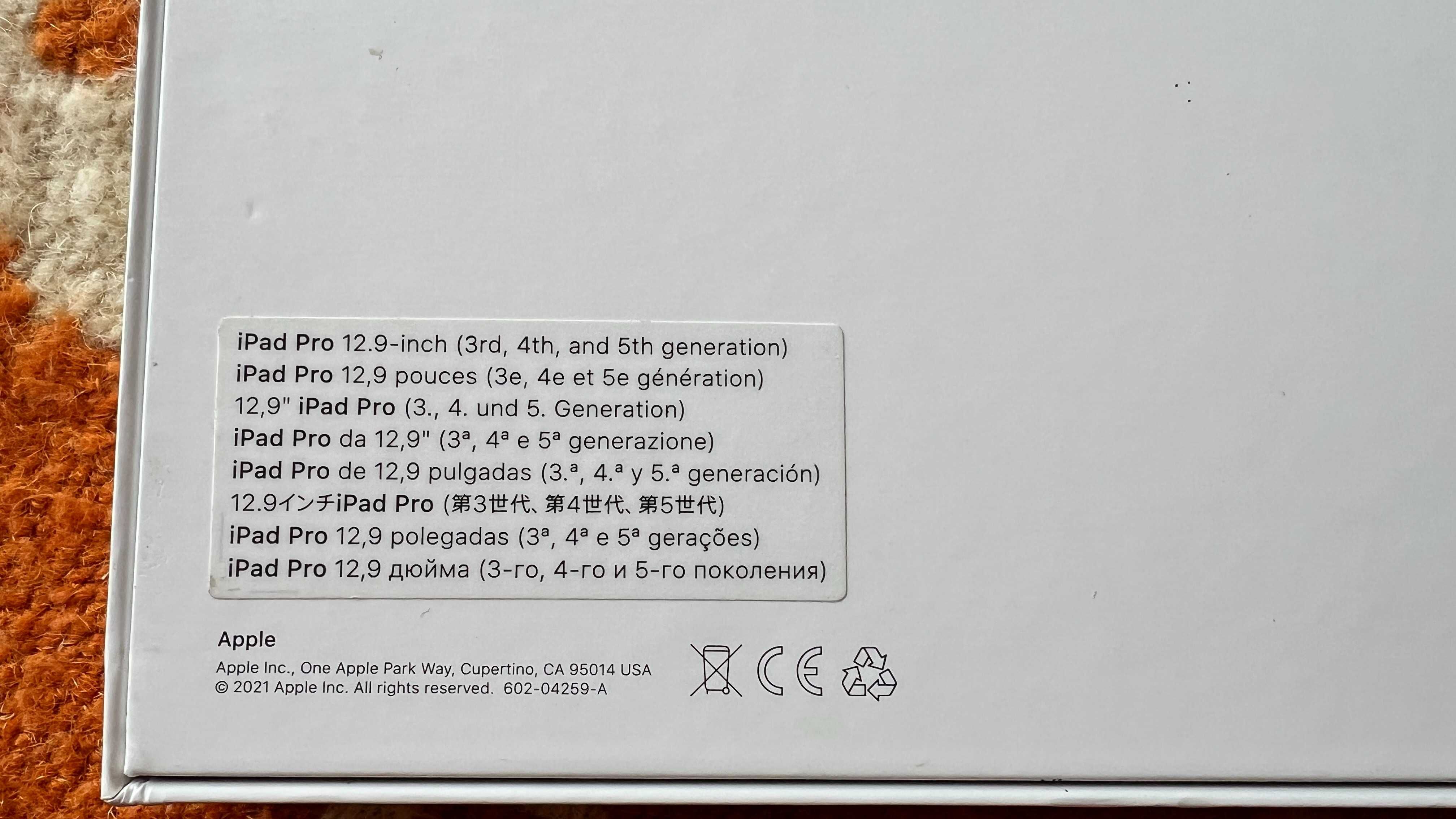 Apple Magic Keyboard iPad 12.9'' 3,4,5 Gen