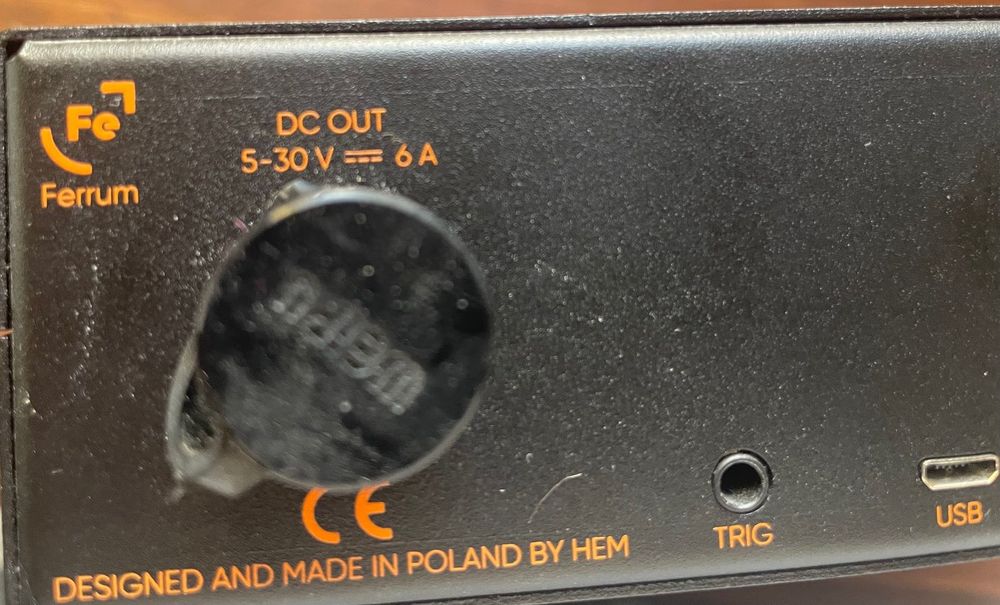 Network Streamer Wattson Audio Emerson Digital e Fonte de alimentação