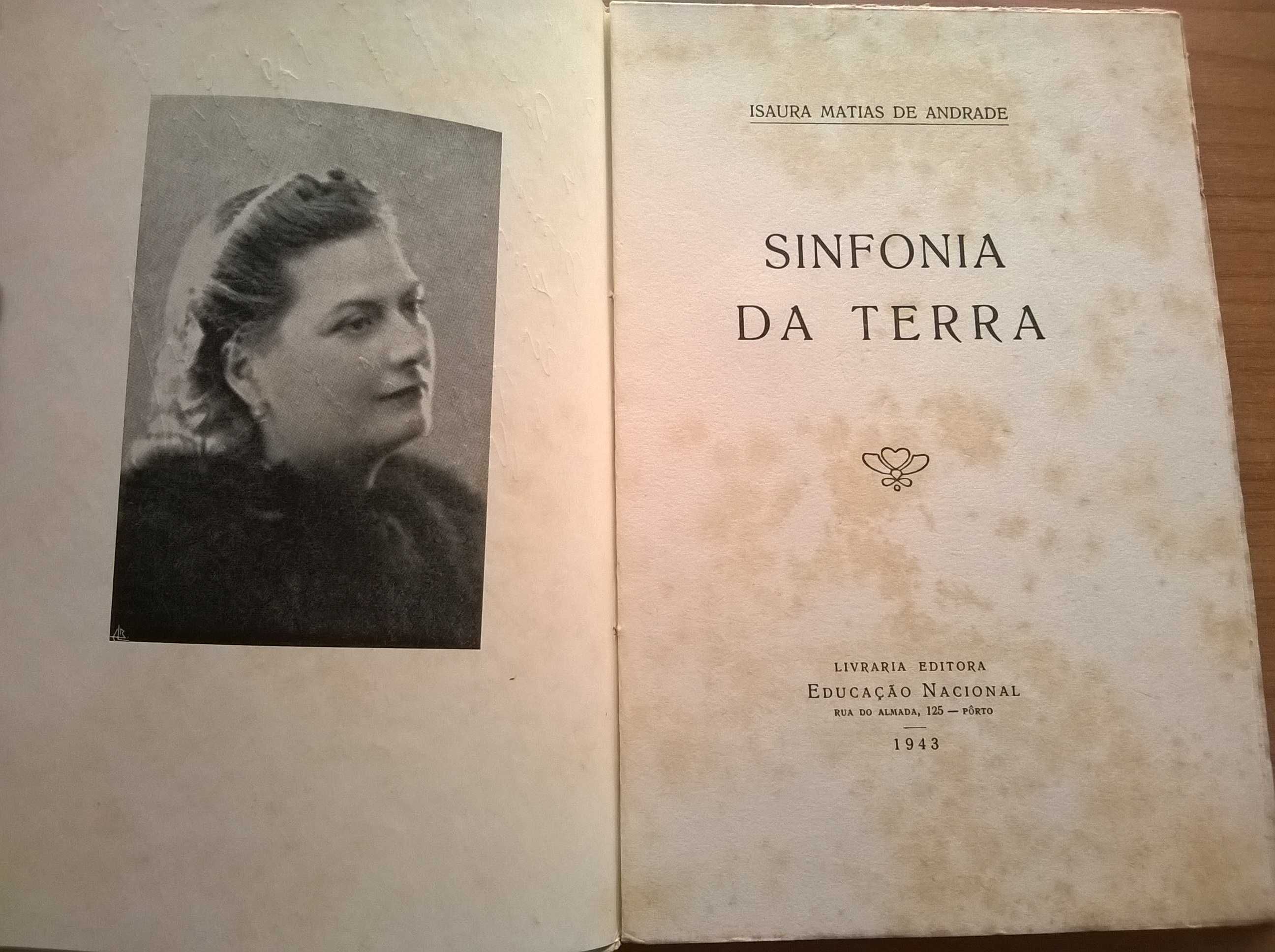 Sinfonia da Terra (autografado ?) - Isaura Matias de Andrade