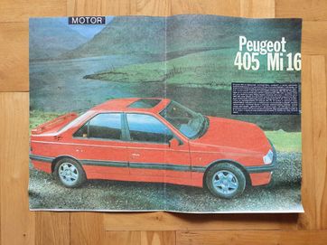 Plakat Peugeot 405