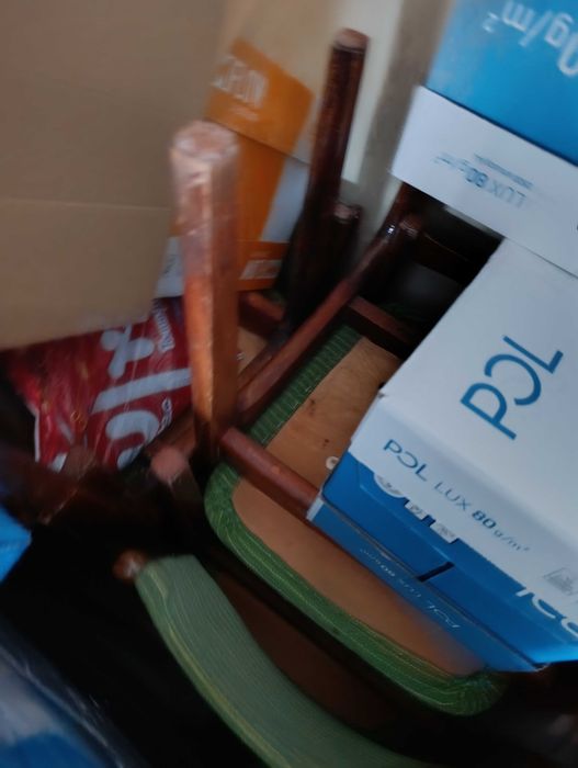 krzesło krzesła czasy prl 6 sztuk cena za komplet