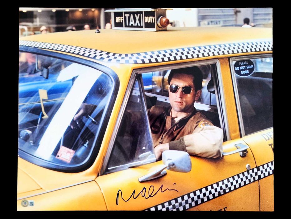 ! AUTOGRAF Robert DE NIRO Foto Plakat 40x50 cm Certyfikat TAKÓWKARZ