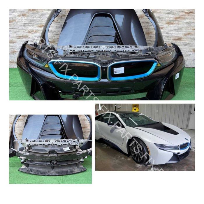 Двері BMW i8 I12/I15 оригінал + крила, капот, LED оптика, скло