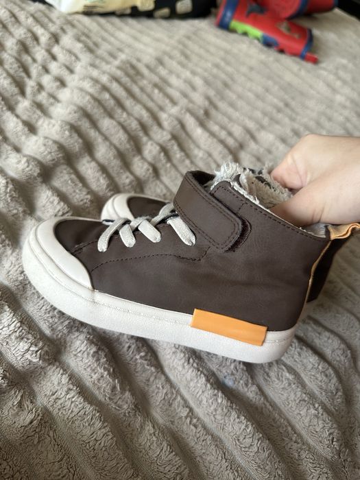 Коричневі хайтопи h&m утеплені 27