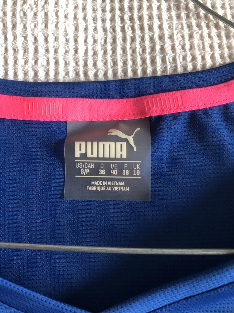 Niebieska koszulka damska puma