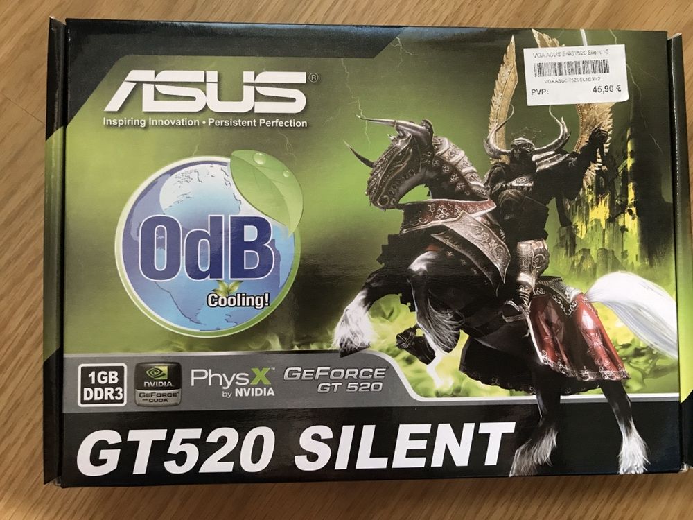 Placa gráfica Asus GT 520 silent