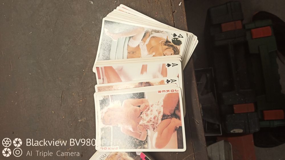 Baralhos cartas vintage eróticas