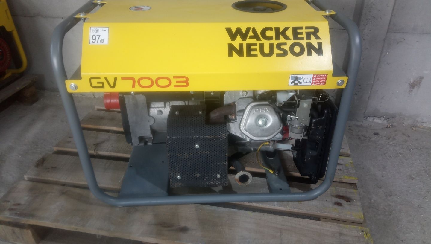 Agregat prądotwórczy generator trójfazowy Wacker Neuson GV 7003