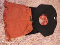 Bluzka i spódnica Cocodrillo roz 122