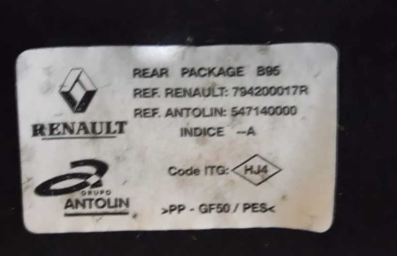 Полка багажника Renault Megane 3 (Меган 3) (хетчбек) 09-13 794200017R