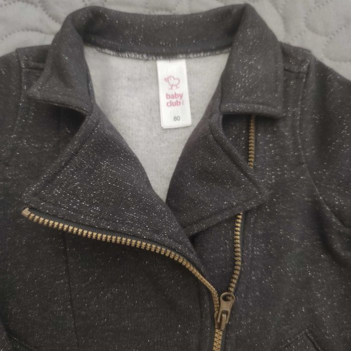 Kurtka, ramoneska dziewczęca rozmiar 80