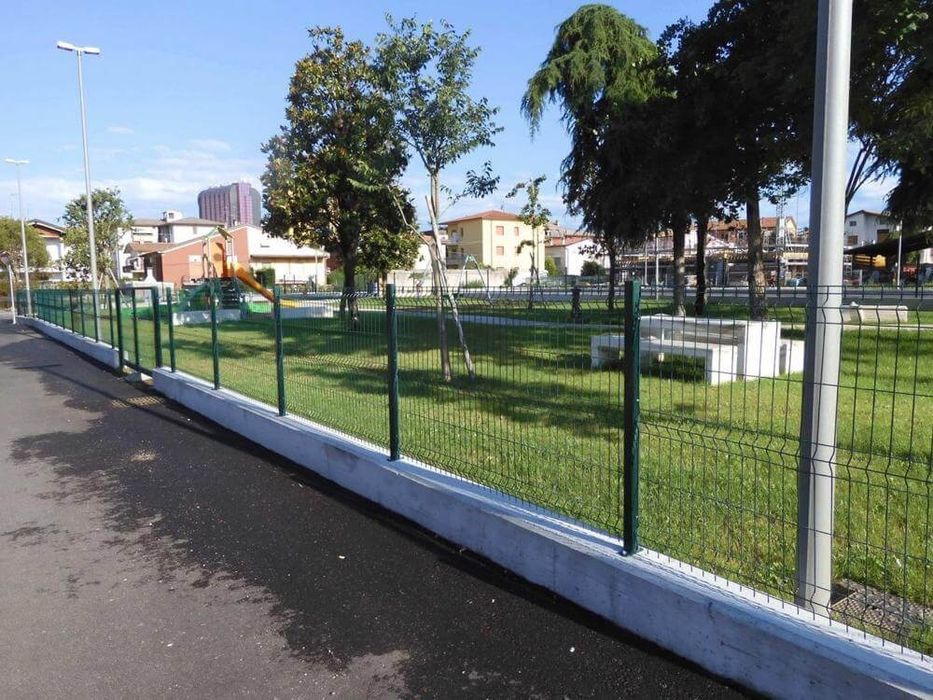 Aplicação painel vedação rede