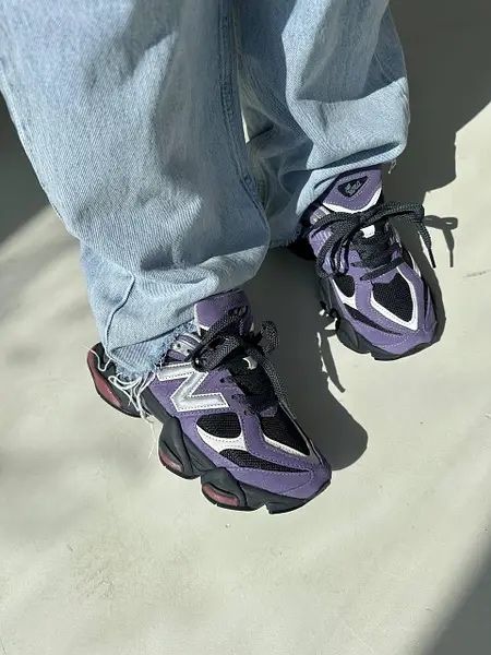 Чоловічі жіночі кросівки нюбеланс фіолетові New balance 9060 violet