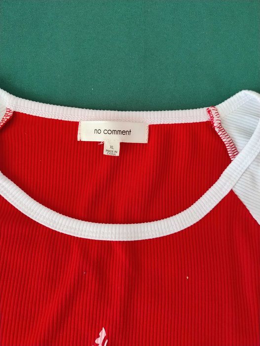 Bluzka T-shirt koszulka No Comment XL z gwiazdą międzynarodową