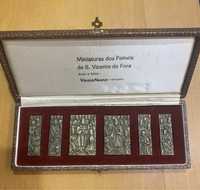 Medalhas em bronze Miniaturas dos paineis de S. VICENTE DE FORA
