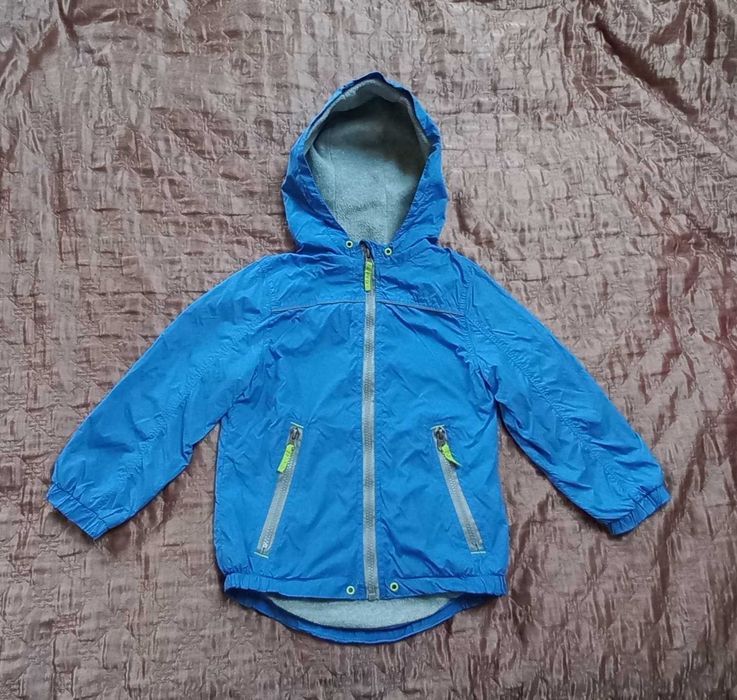Kurtka przejściowa na podszewce wiatrówka parka chłopiec r. 104-110