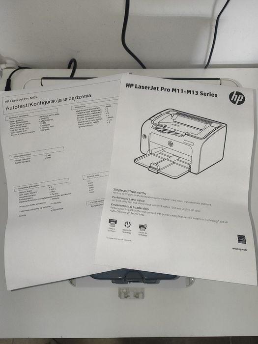 Sprzedam drukarkę HP LaserJet Pro M12a