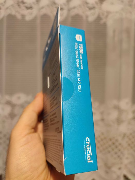 Dysk SSD Crucial T500 PRO Series 1TB M.2 NVMe PCIe Gen4. Nowy.