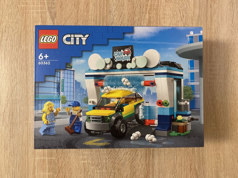 Nowe LEGO City 60362 Myjnia samochodowa