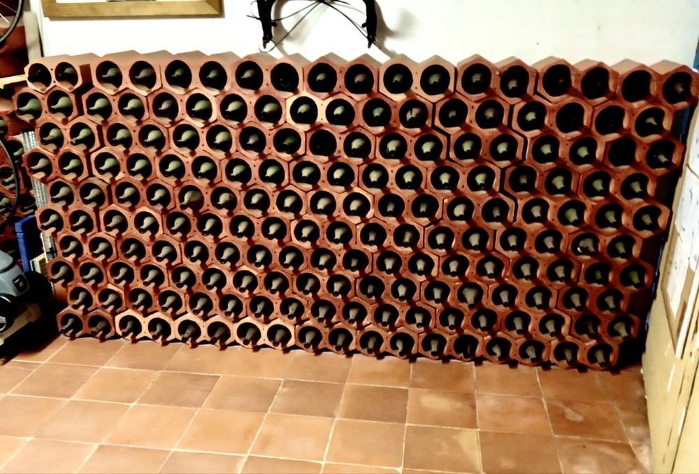 Garrafeiras de barro vermelho