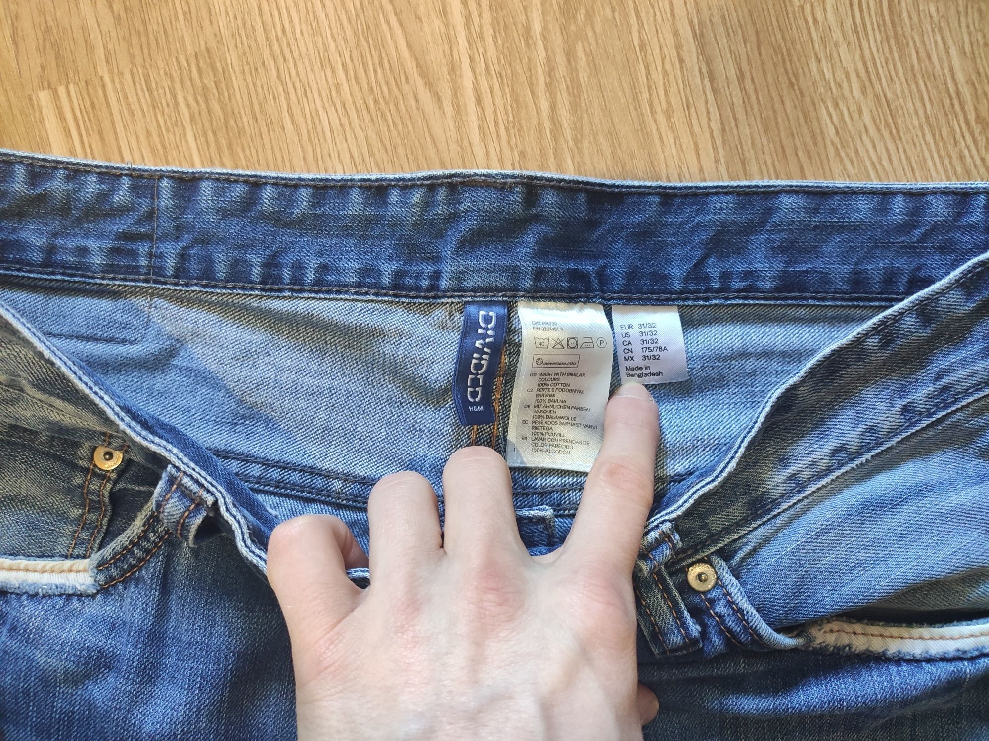 Джинсы мужские Denim H&M