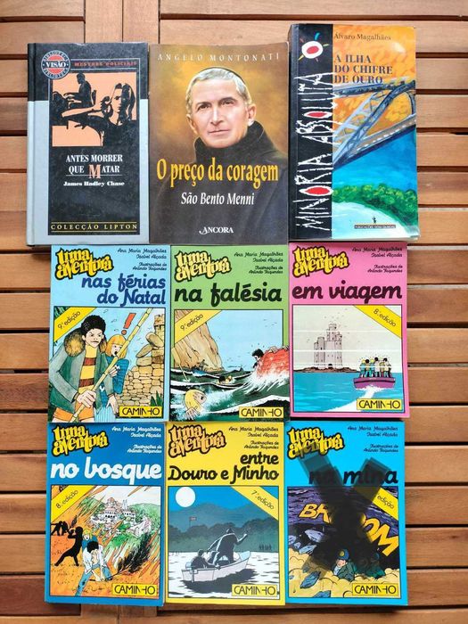Livros de várias coleções 1€ e 1,50€